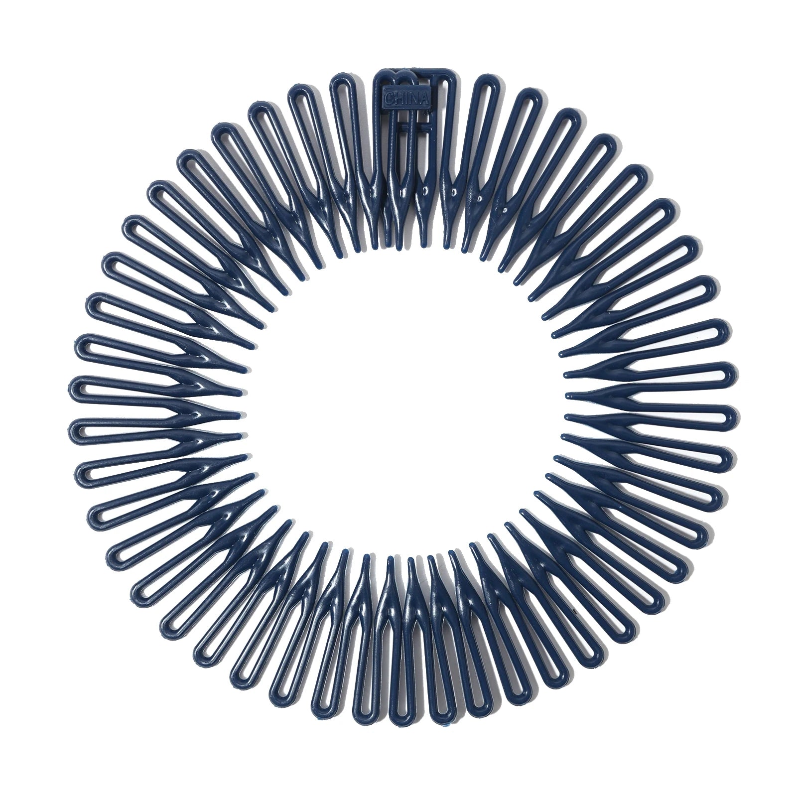 Women Plastic Full Circle Stretch Flexible Comb Teeth Headband Hair Band Clip Face Wash Fixed Hair Accessories