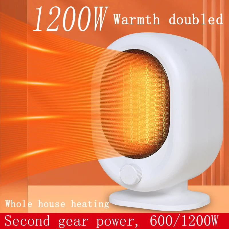 Desktop heater small household portable heater dual-purpose quick heating electric for both cooling and heating