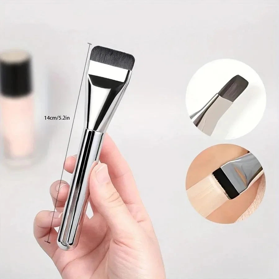 Beauty makeup tools one-word foundation brush do not eat powder flat head base makeup brush makeup brush