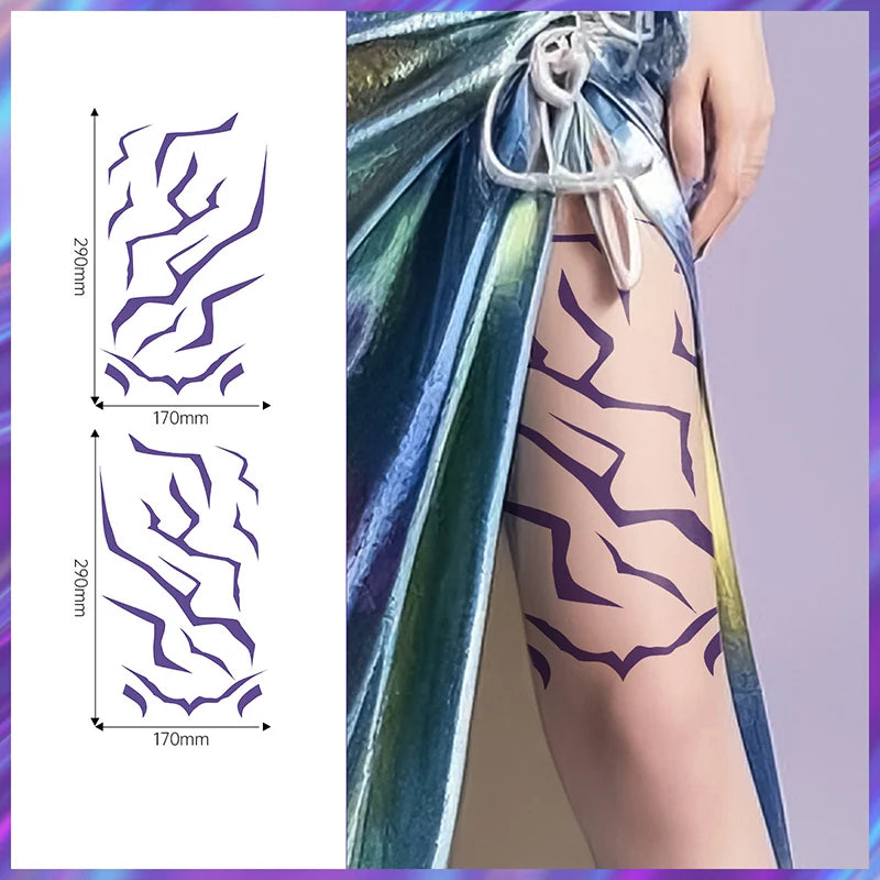 Halloween Kpop Party Face Body Stickers Carnival Christmas Custom Tattoo Wedding Trendy Cool Clothing Makeup Supplies Mood Props