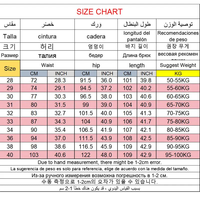 Men's Jeans Fashion Straight Denim Pants Male Classic Casual Jeans Male Plus Size Denim Trousers Ripped Jeans 28-40 Clothing