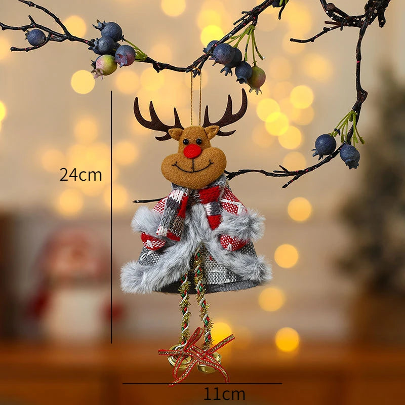 New Year 2022 Christmas Tree Decorations Cute Dolls Pendant Navidad 2021 Home Decor Christmas Tree Ornaments Xmas Gift
