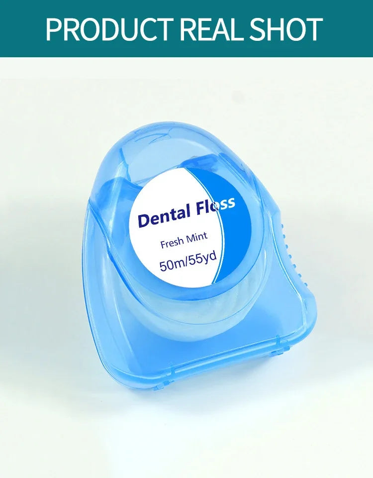 Mint Dental Floss Roll Household Dental Floss Separate Packaging Clean Gap Slim Household Pack Disposable Dental Floss Line