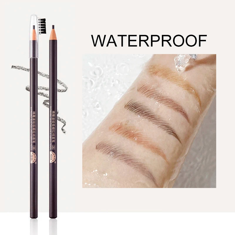 1PC Eyebrow Pencil Tattoo Waterproof Eye Brow Pencil Tint Makeup Cosmetics 6 Colors Microblading Long Lasting Eyebrow Pen