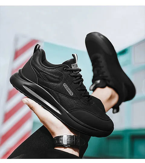 Men's Sneakers 2025 Spring Autumn New Waterproof Non Slip Wear-resistant Work Shoes Outdoor Fashion Lace Up Vintage Casual Shoes