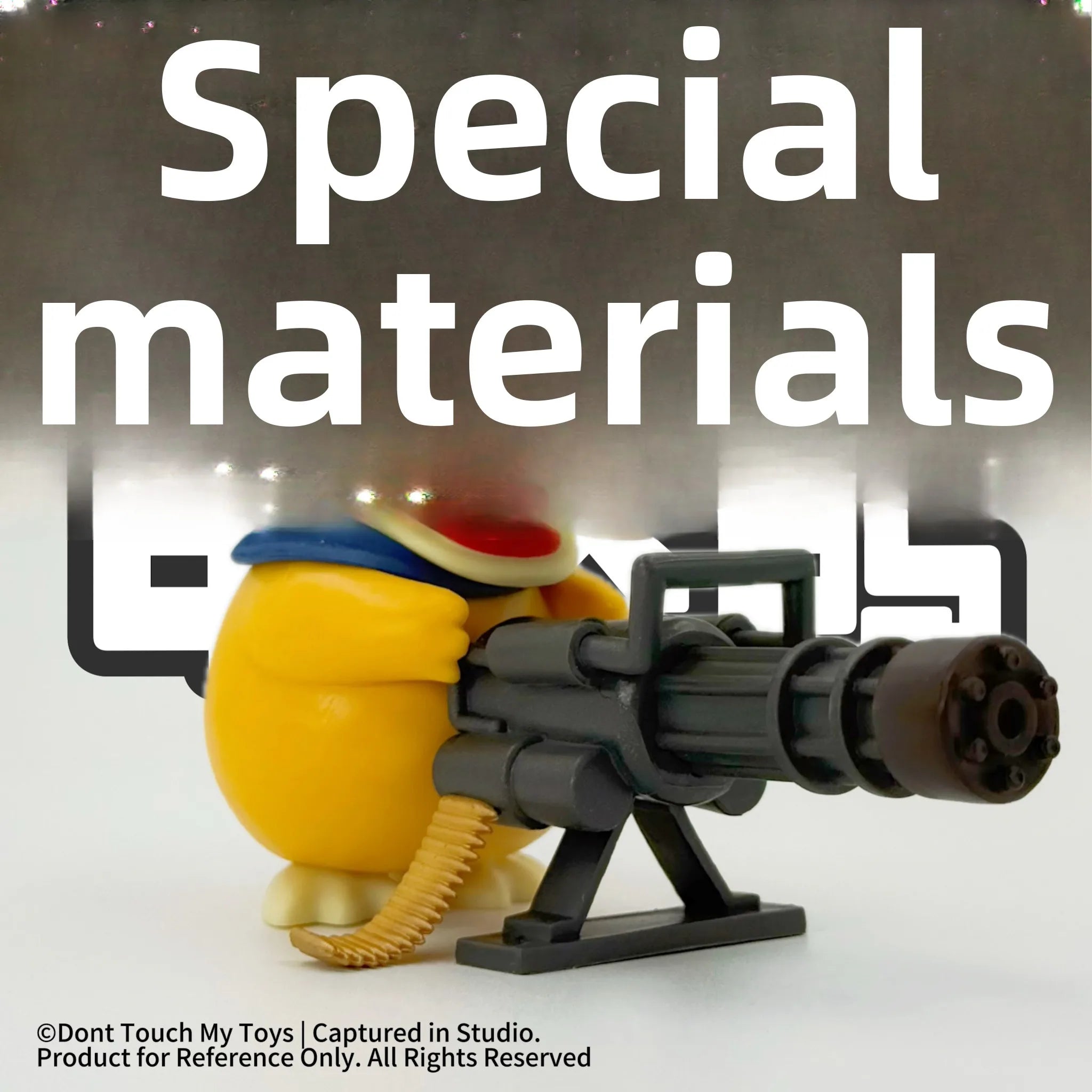 Trendy Gk Toy Series Gatling Du Collectible Model Car Decoration Desktop Ornament Gift for Men Adult PVC Material