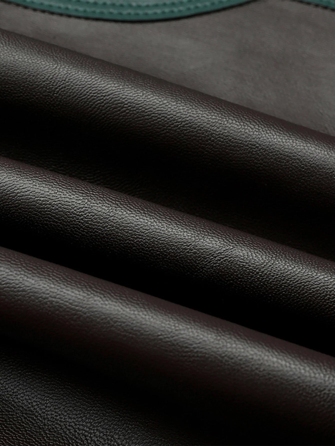 Men'S Baseball Jacket - Windproof Warm Coat with Zipper Closure, Brown & Green Accent Jacket, Non-Stretch Shell for Casual Outer