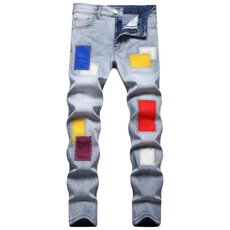 2023 Men Black Jeans Autumn Casual Mens Cotton Jeans Straight Male Denim Pants Baggy Jeans Trousers pantalones hombre