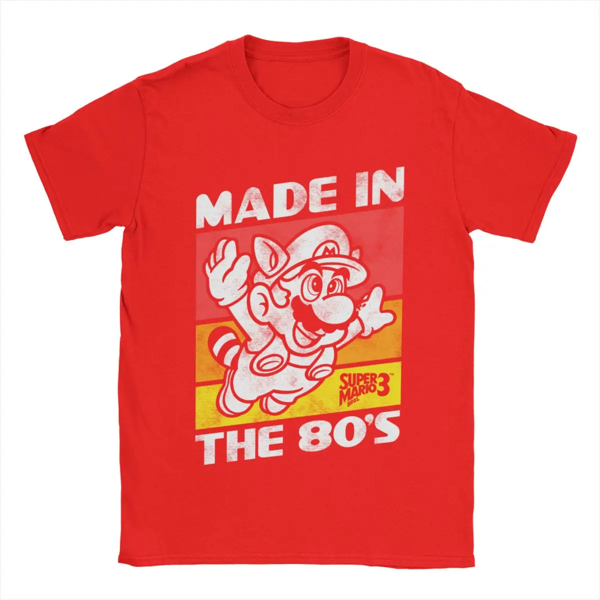 Men T-Shirts Made In The 80s Humor Cotton Tees Short Sleeve T Shirts Round Collar Clothes New Arrival