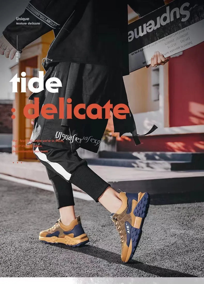 Men's Shoes 2023 Summer New Sports Shoes Comfortable Casual Thick Soled  Running Training Shoes обувь мужская кожаная