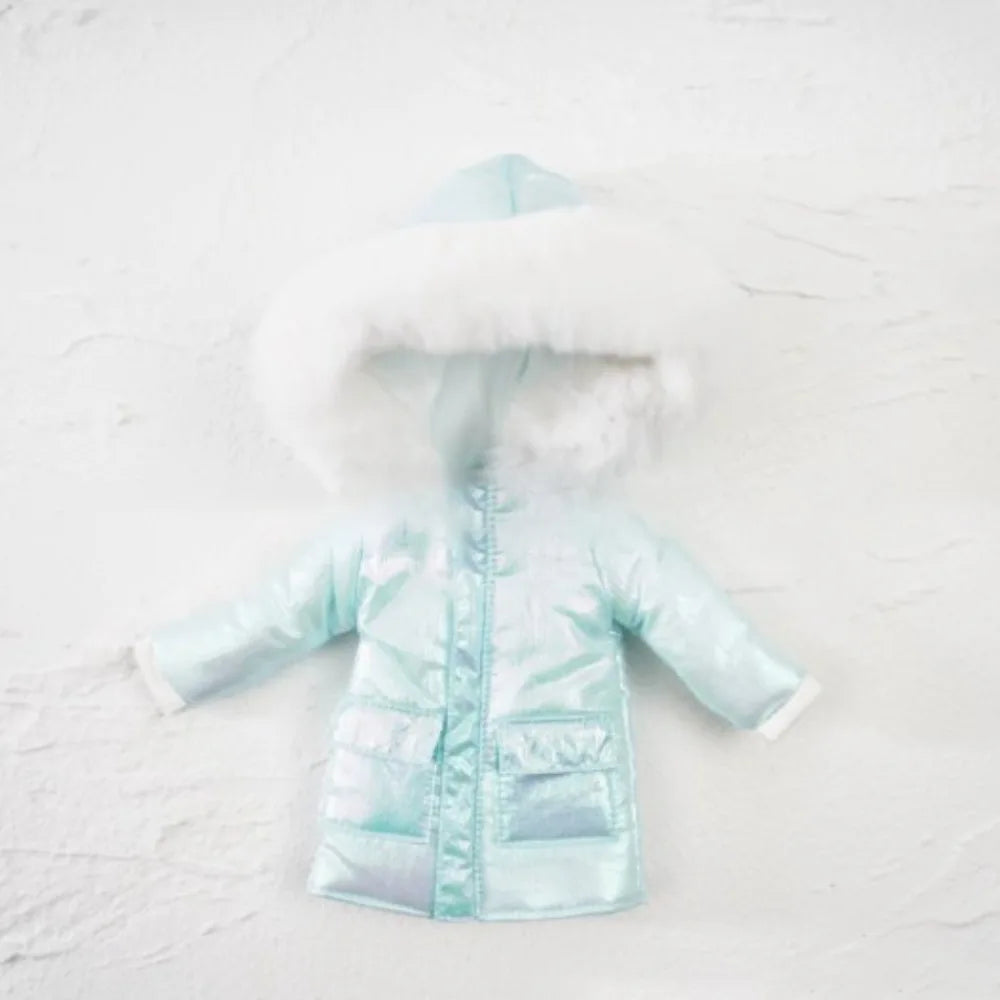 Fashion Winter Coat Outfits Long Style DIY Accessories Thick Down Jackets Handmade for blythe Dolls For ob24 ob22 Dolls/