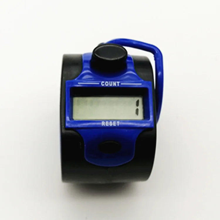 Electronic 5 Digit Number Counters Plastic Shell Hand Finger Display Manual Counting Tally Clicker Timer Soccer Golf Counter