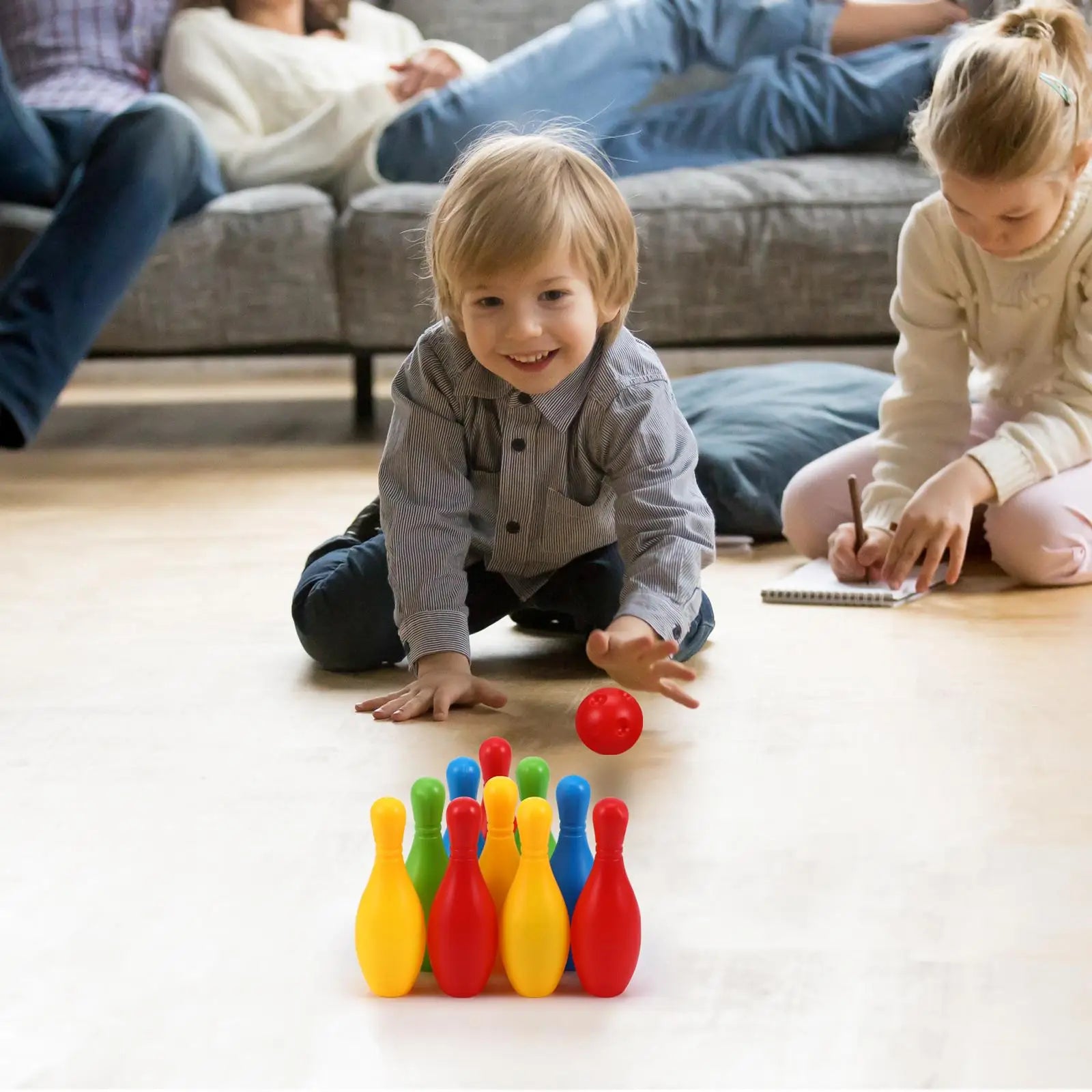 Kid Bowling Toy Set Child Fun Educational Intelligence Development Kids Outdoor Bowling Toys Premium Quality Game Bowling