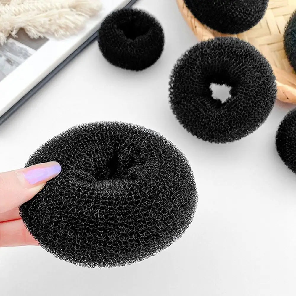 Head Hair Accessories Female Easy Big Ring Bird's Nest Bun Maker Women Hair Ring Korean Style Ponytail Holder Hairstyle Tools