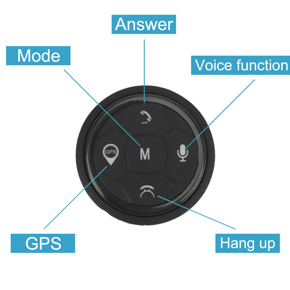 Car Accessories Music GPS Navigation Radio Remote Control Buttons Wireless Car Steering Wheel Controller