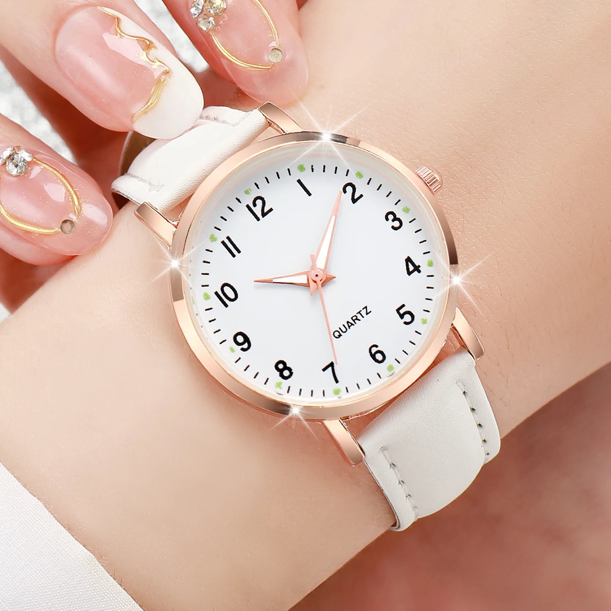 Women's Double Watch Fashion Casual Digital dial Girl Beautiful Watch