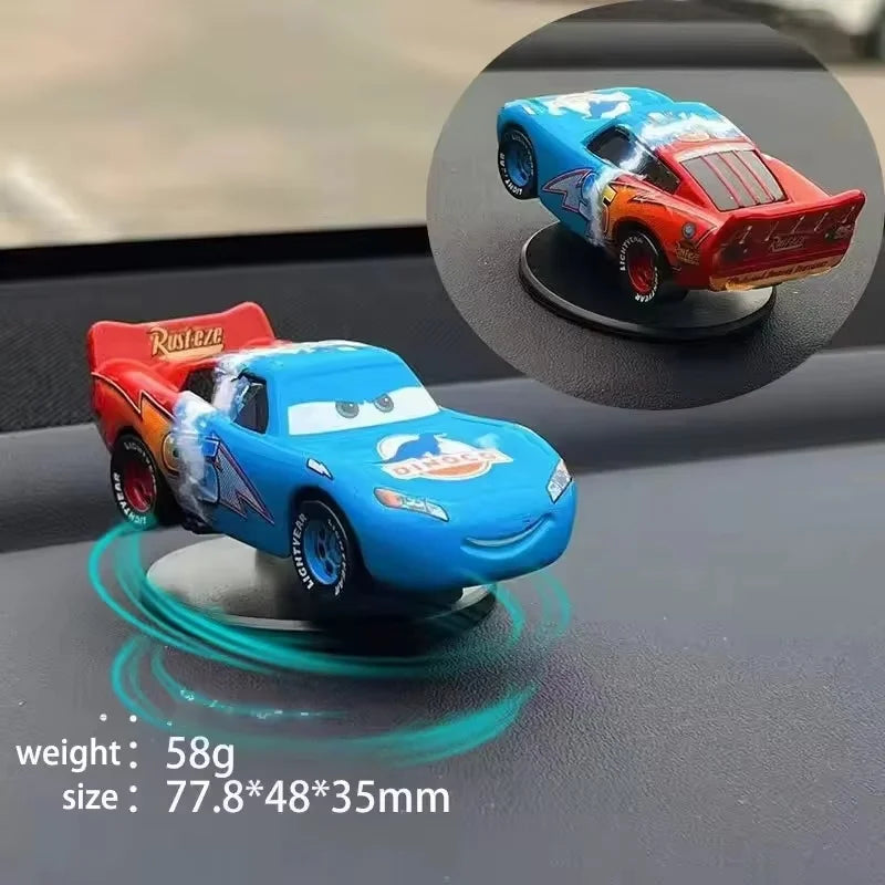 Cars 3 Lightning Mcqueen Drift Rotation Decoration Automotive Dashboard Turning Decoration Automotive Center Console Decoration