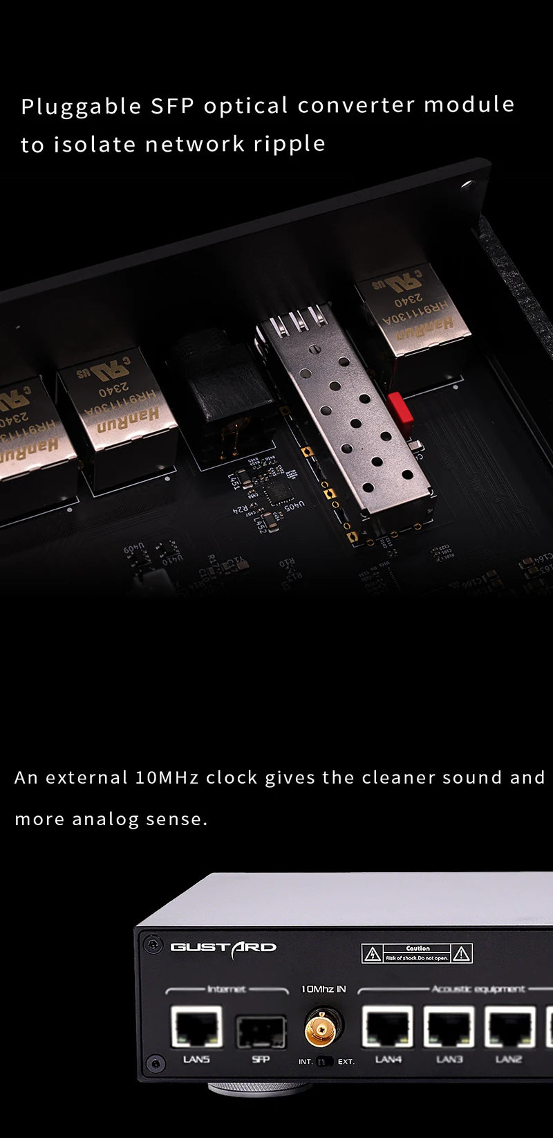 Gustard N18 N18pro SFP Gigabit Optical Module 1Meter LC-LC Fiber Optical Cable For Network Ethernet Switch SFP+10M/100M/1000M