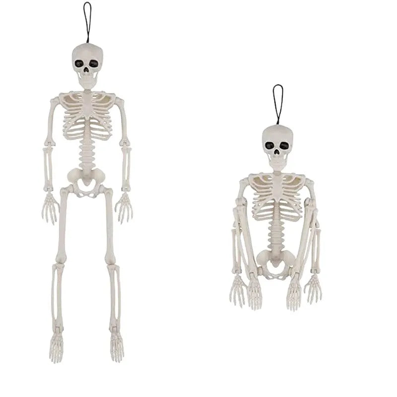 Halloween Human Skeleton 40CM Movable Skeleton, Human Skeleton Halloween Horror Decorations, Haunted House Horror Props