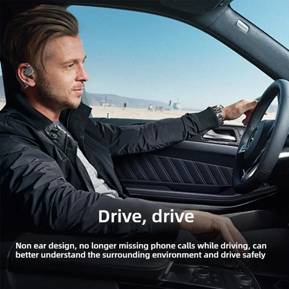 Earhooks Bluetooth Headphones Sport Earphones Hifi Stereo Sound Wireless Earbuds Headset