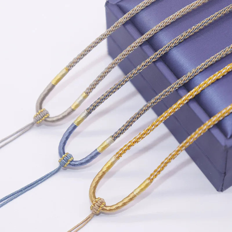 Beads Jewellery Making Hand Winding Jewelry Materials Adjustable Gold Necklace Accessories DIY Charms for Jewelry Pendants Woman