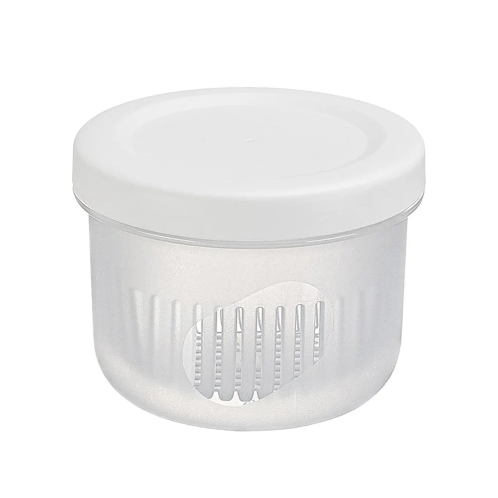 Kitchen tool  Plastic Storage Box Fresh-Keeping Box Refrigerator Fruit Vegetable Drain Crisper Kitchen Storage Containers