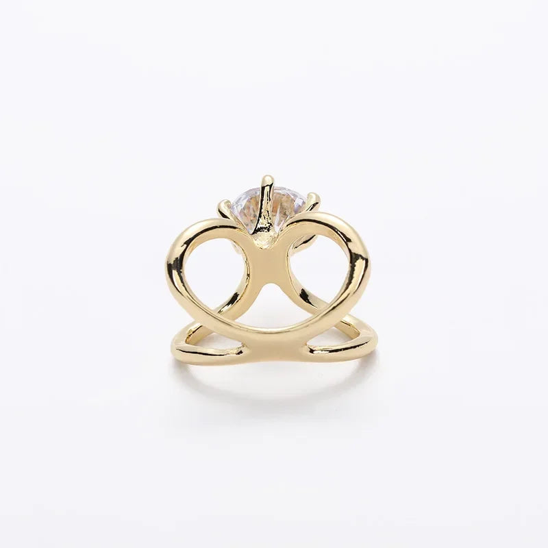 Accessories Gifts Concise Fashion X Shape Metal Brooches for Women Simple Cross Crystal Scarf Clip Bow Buckle Holder Shawls