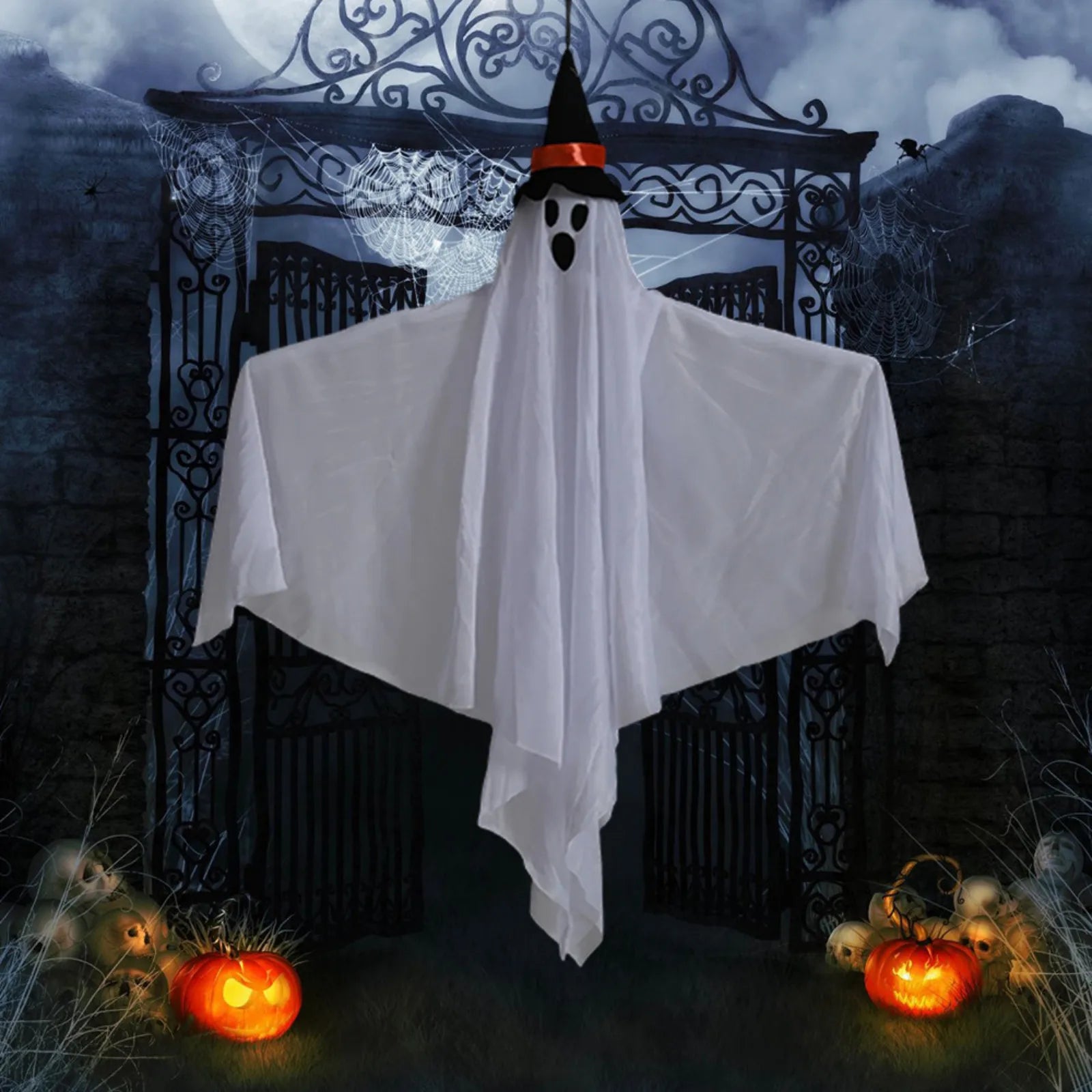 Halloween Horror Hanging Ghosts, Halloween Bars, Rooms, Haunted Houses, Decorations, Scenes, Set Props, Party Decorative Gift