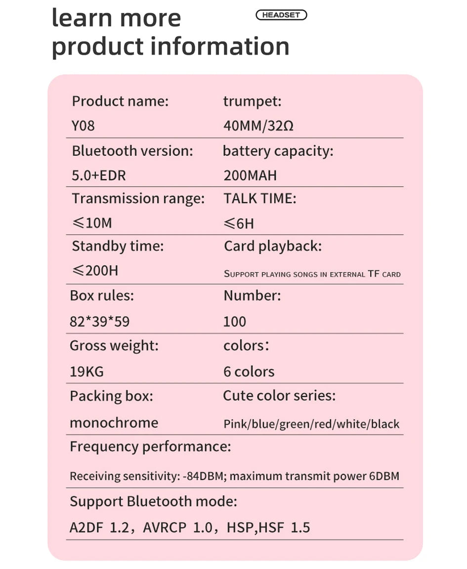 Headphones Kids Wireless Bluetooth Earphones Stereo Foldable Helmets Gaming Headsets Over-ear Headphones for Android ios Music