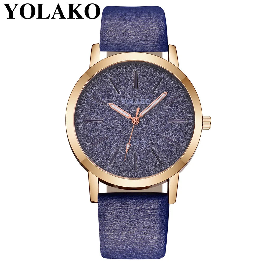 Women'S Fashion Quartz Simple Wristwatch Circular Dial Simple Scale Minimalist Elegant Ladies Watches Ladies Watch Gift