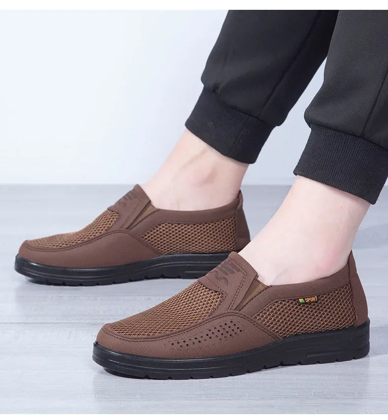 2025 Summer Sports Shoes Men's Fashionable Walking Shoes Breathable Men's Loafers Zapatillas Hombre Men's Casual Shoes