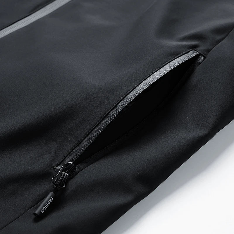 Men's Outdoor Sports Leisure Hooded Jacket Comfortable Trendy for Spring and Autumn Versatile Windproof Breathable Jacket