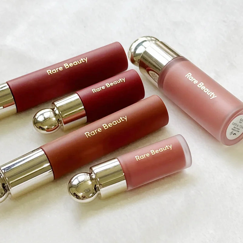 Rare Beauty Lipstick Blush Cream Rouge Plump Moisturizing Dual-use Lip Glaze Essence Gel Nourishing Care for Women Girls Makeup