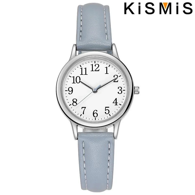 Women Quartz Watch Fashion Simple Dial Thin Bracelet Easy to Read Numerals Ladies Wristwatch Casual Stylish Watch for Women