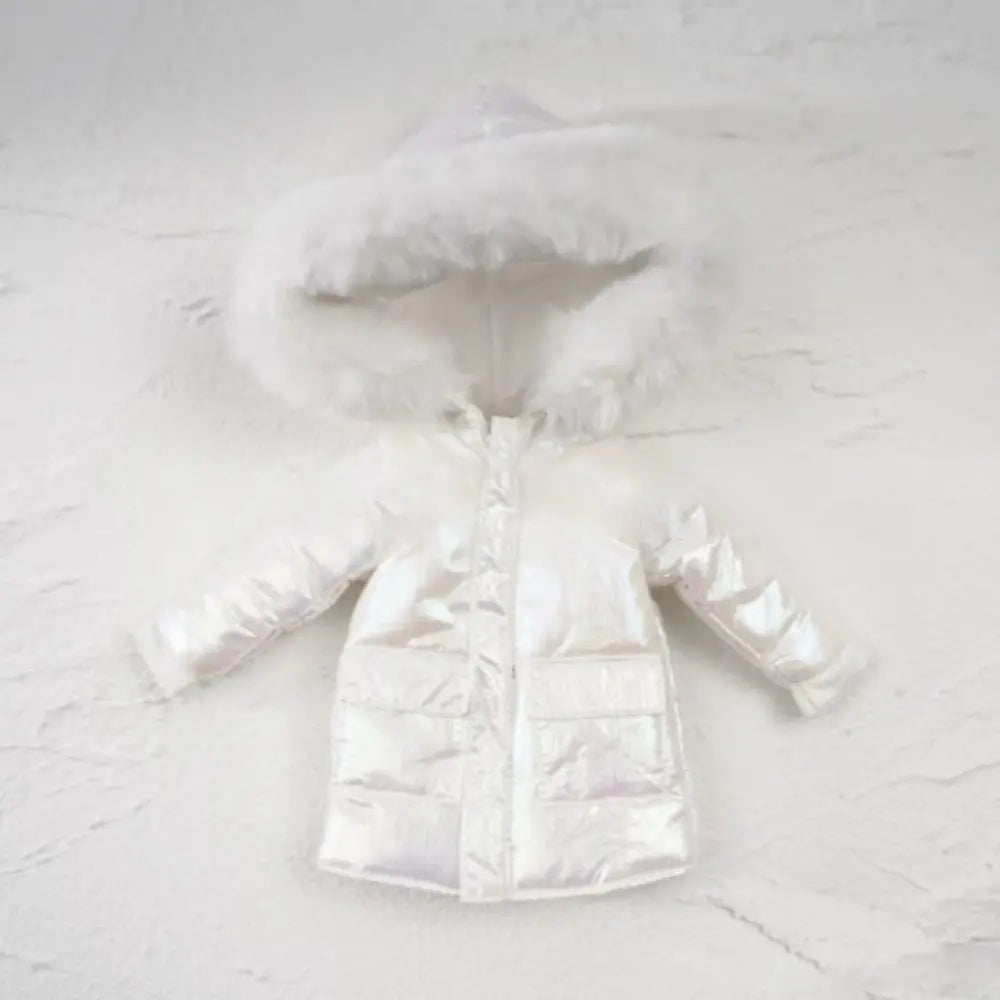 Fashion Winter Coat Outfits Long Style DIY Accessories Thick Down Jackets Handmade for blythe Dolls For ob24 ob22 Dolls/