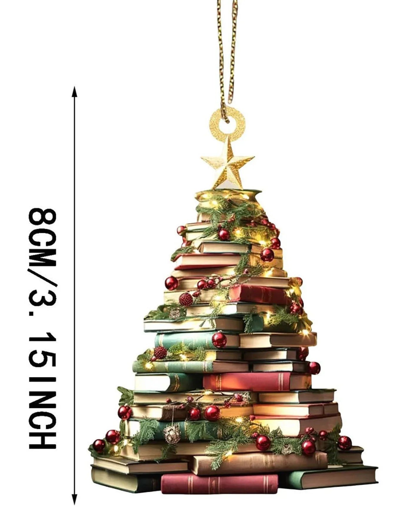 Christmas Tree Decorations Hanging Decorations Home Holiday Acrylic DIY Pendant Xmas Decor Ornament Navidad