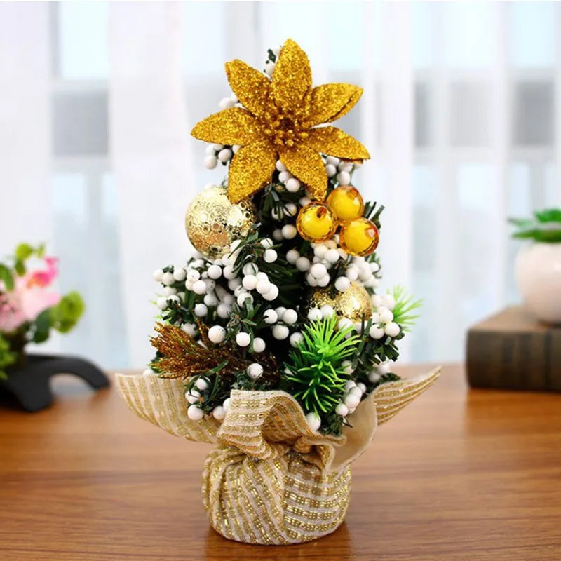 Christmas Tree Christmas Decoration 2026 Home Bedroom Desktop Ornaments Artificial Small Christmas Tree New Year Children Gift