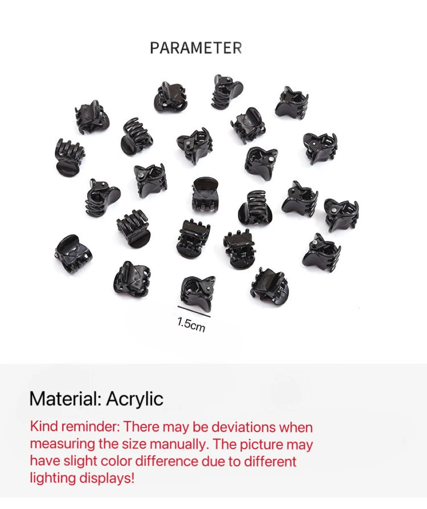 20Pcs Cute Black Hairpin Hair Clip for Girl Women Gifts Hair Accessories Hair Pin Accesorios Para El Cabello Mujer 2024