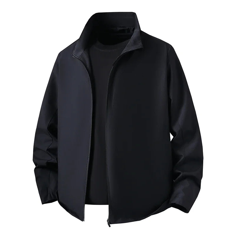 New Men's Casual Jacket Casual and Fashionable Windbreaker Waterproof and Versatile Outdoor Jacket
