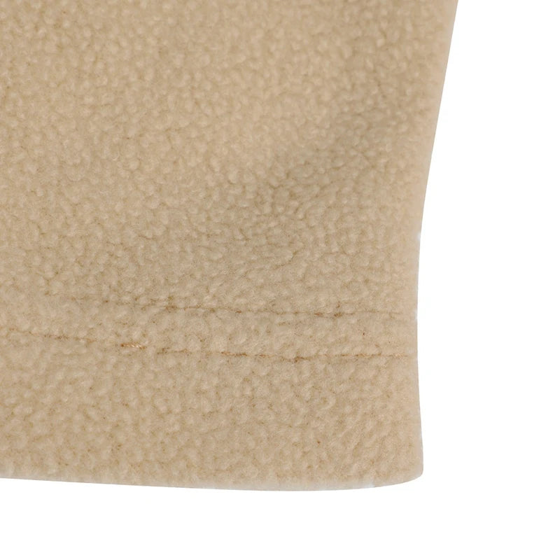 Women Fleece Jacket Top Autumn New Streetwear Fashion Long Sleeves Turn-Down Collar Zippers Coat Jacket Female's Sports Clothing