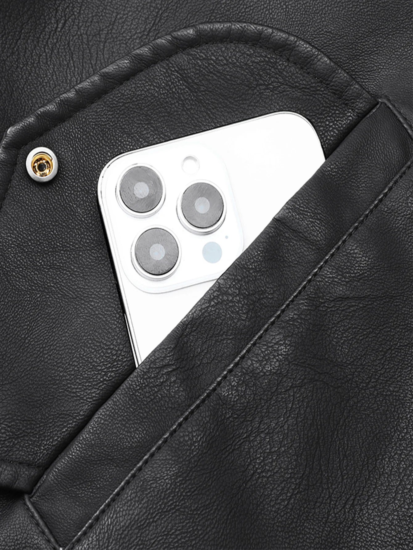 Men'S Baseball Jacket - Windproof Warm Coat with Zipper Closure, Brown & Green Accent Jacket, Non-Stretch Shell for Casual Outer