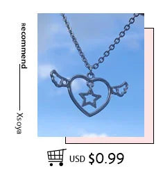 Goth Accessories Women's Neck Chain Jewelry on the Neck Friends Watch Necklace for Women Punk Pendant Vintage Kpop Fashion