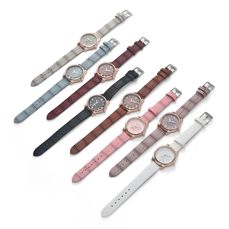 Women Watches Brand Luxury Fashion Ladies Watch Reloj Mujer Leather Watch Women Female Quartz Wristwatches Montre Femme