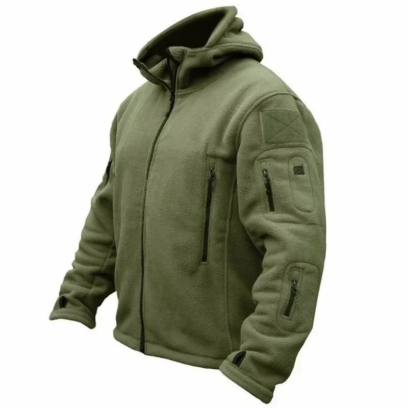 Men's Jackets Warm Military Tactical Sports Fleece Hoodie Jackets Hiking Climbing Fishing Adventure Camping Outdoor Clothing
