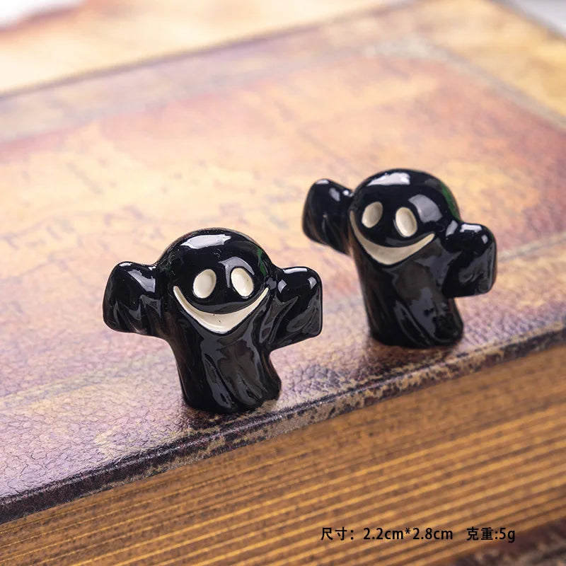 Halloween Ghost Skeleton Small Ornament Desktop Decoration Mini Crafts Miniatures Home Room Tablektop Decoration Figurines