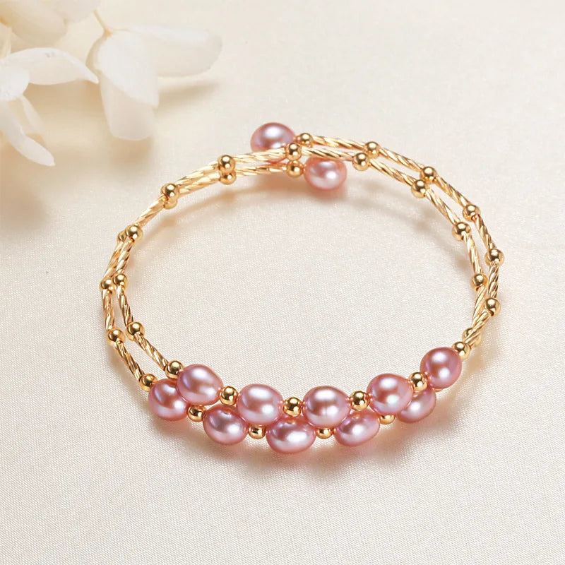 Accessories wholesale ethnic style bracelet Baroque freshwater pearl bracelet female