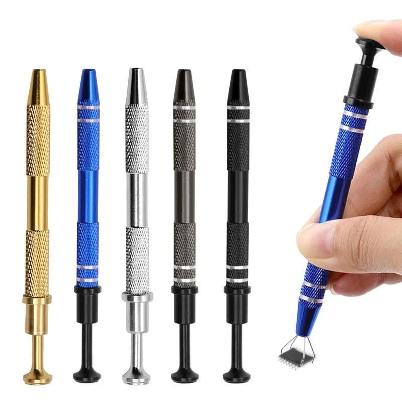 Electronic Component Grabber Four Claw IC BGA chip gripper Extractor Screw Picker Pick Up pen Electronic Repair Hand tool