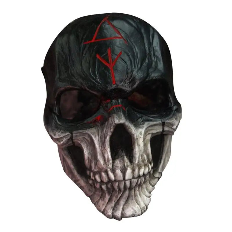 Halloween Scary Skull  Head Mask Cosplay Party Horrible Bloody Masks Carnival Adult Horror Costume Head Cover Latex Mask