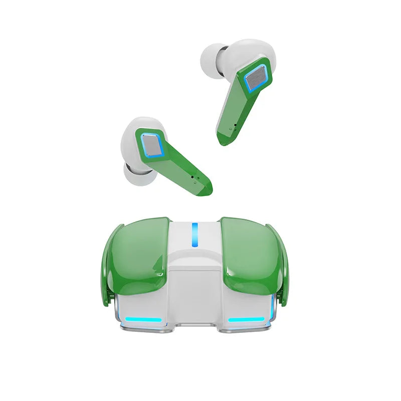 Bluetooth Gaming Earphone Cool Appearance Aluminum Alloy Base Lighting Music Game Dualmode Low Latency HiFi Sound Effect Headset