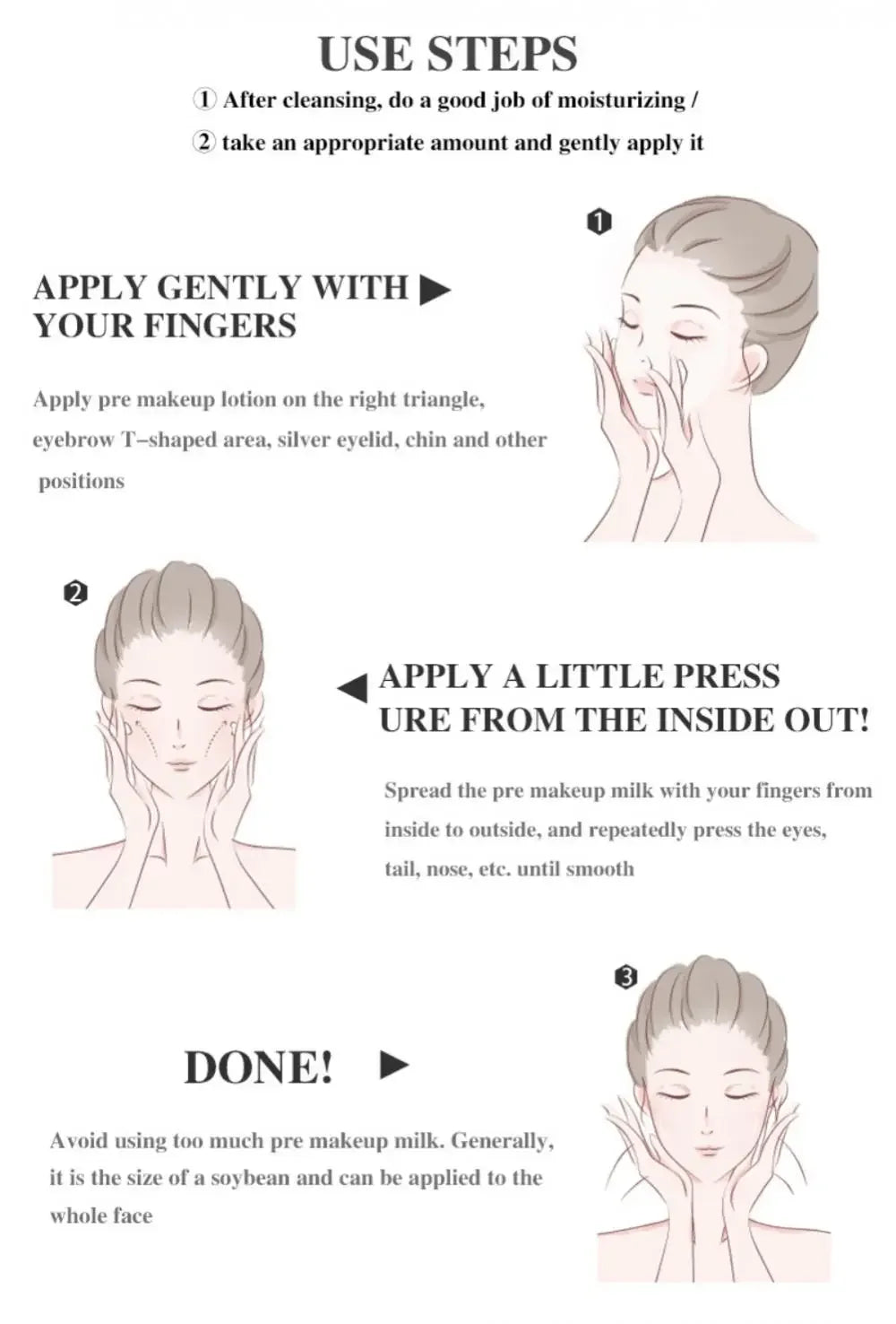 Makeup Primer Face Moisturizing Matte Make Up Foundation Primer Pores Invisible Prolong Facial Oil-control Make Up Items